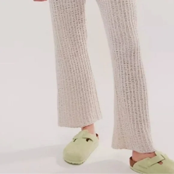 0313 - Free People Cream Knit Pants - Picture 4 of 6